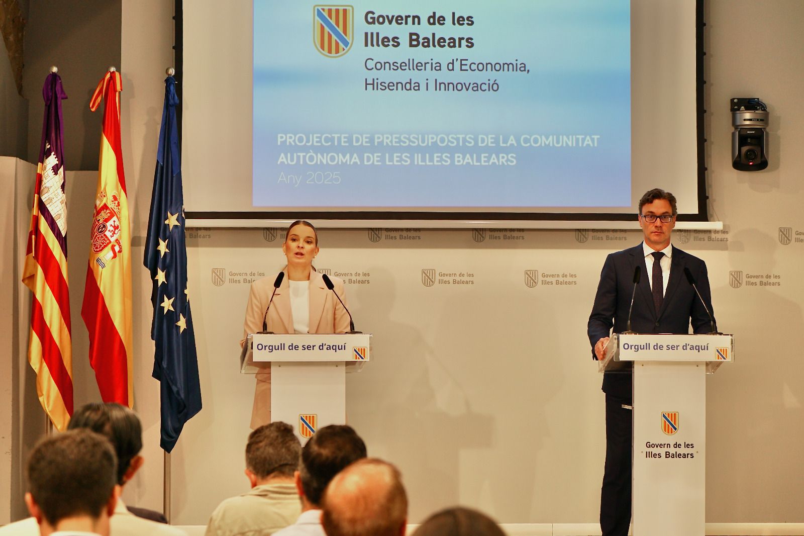 Anunci de la Presidenta del Govern, Marga Prohens, de l'acord de Pressupostos 2025 amb Vox