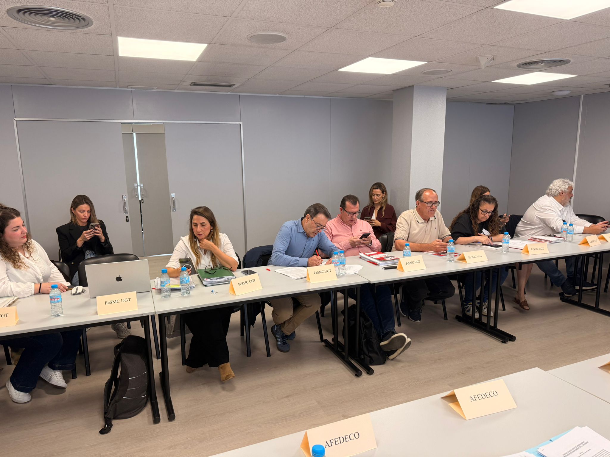 Mesa negociadora del convenio de comercio