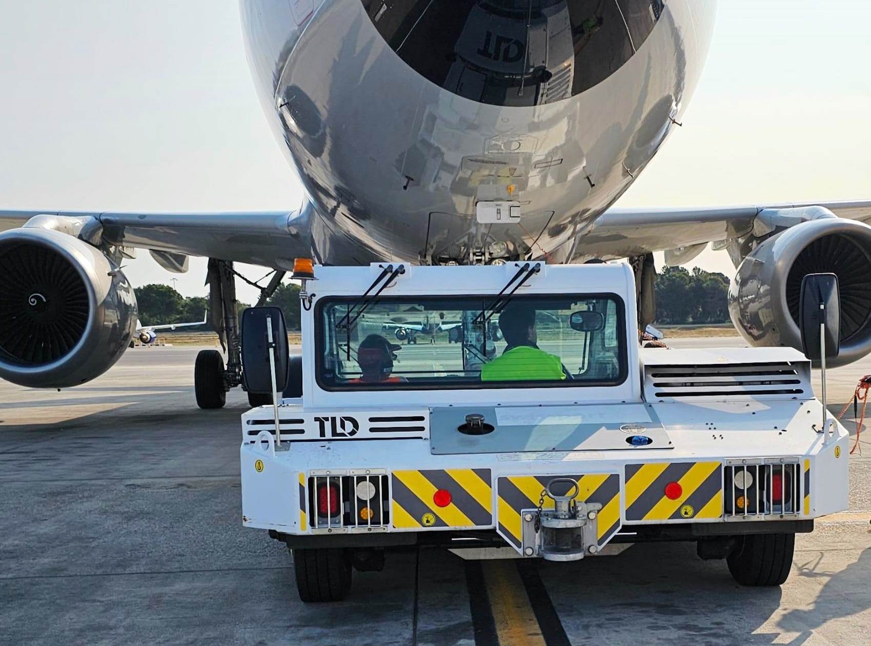Imagen de pista del aeropuerto de Palma