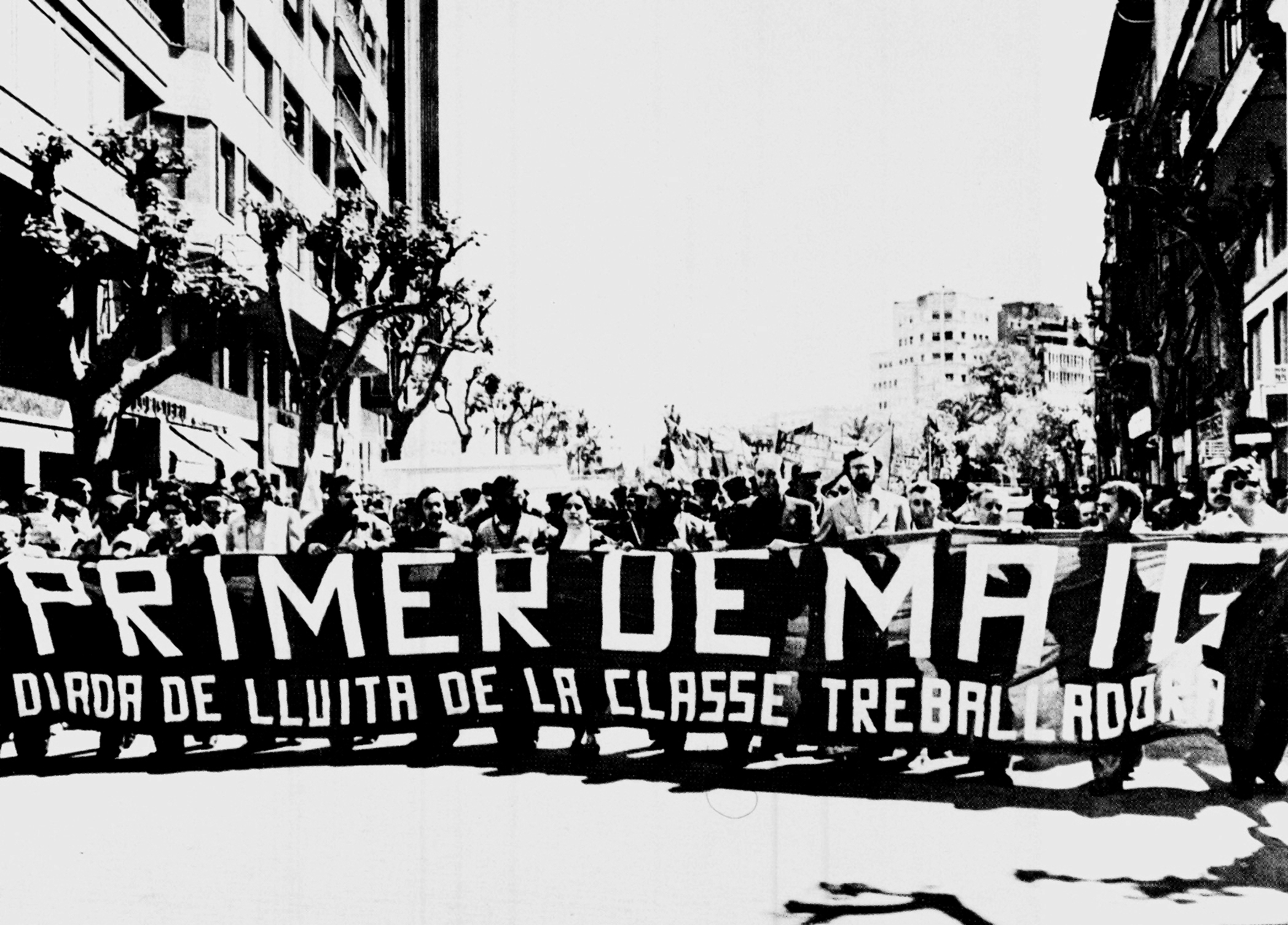 Manifestación Primero de Mayo de 1978. 